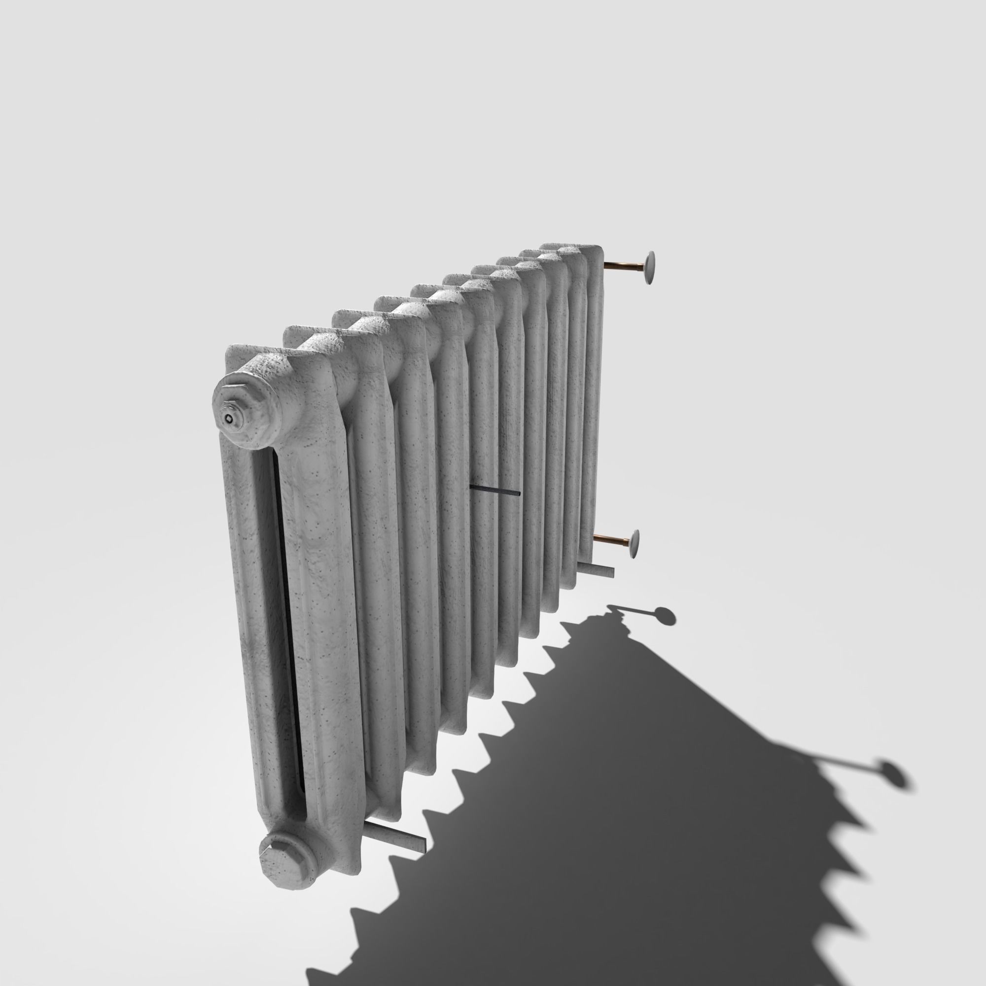 Vintage Radiator 3D model_4