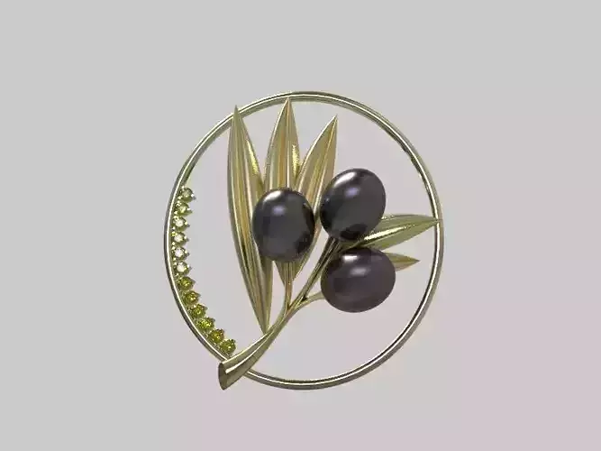 Pendant Oliva 3D print model