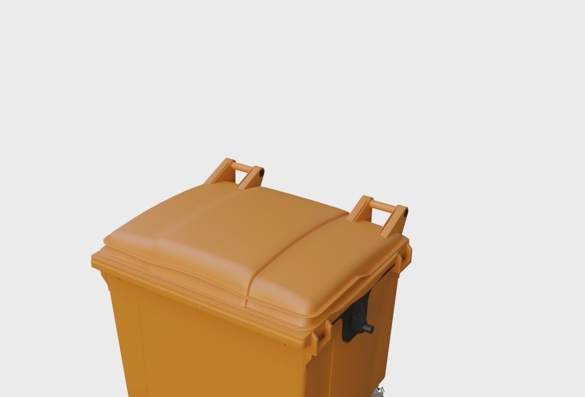 Plastic dumpster 3D model_7
