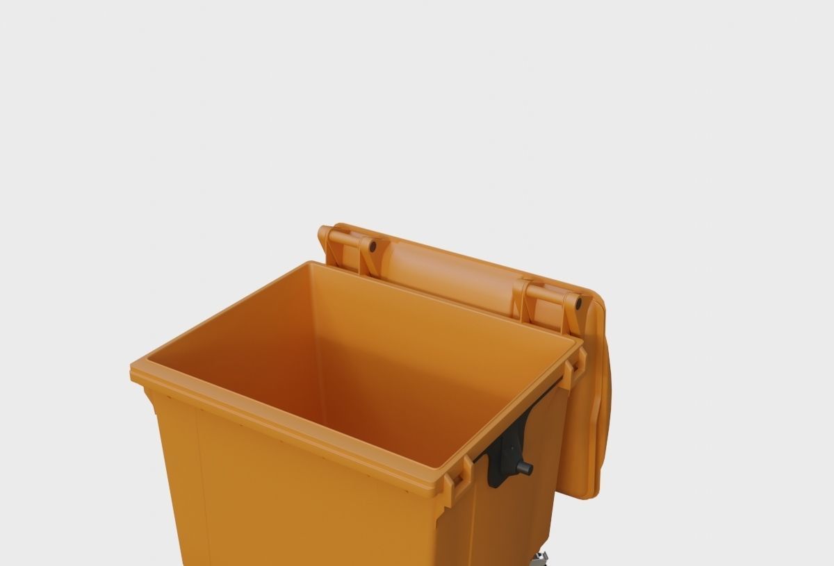 Plastic dumpster 3D model_9