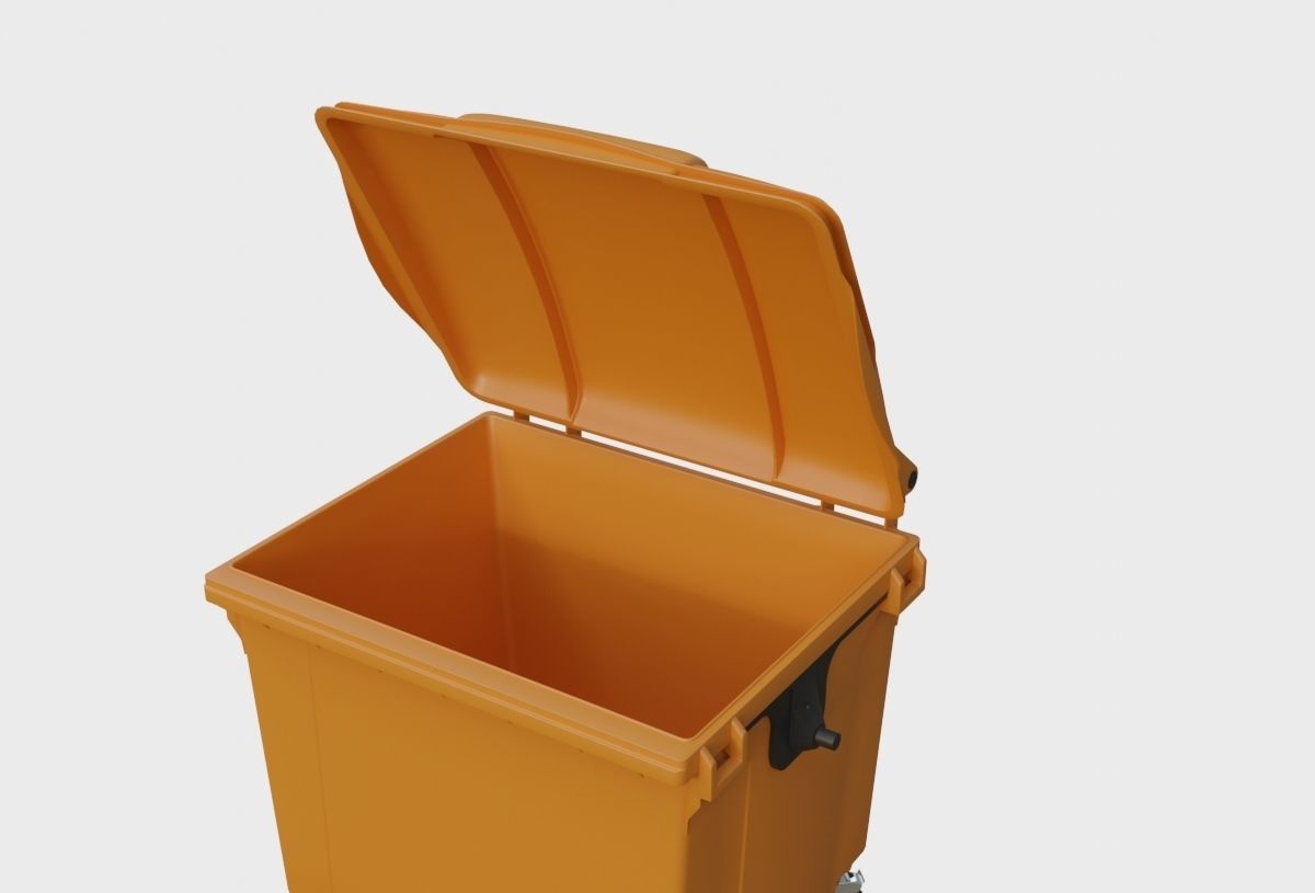 Plastic dumpster 3D model_8