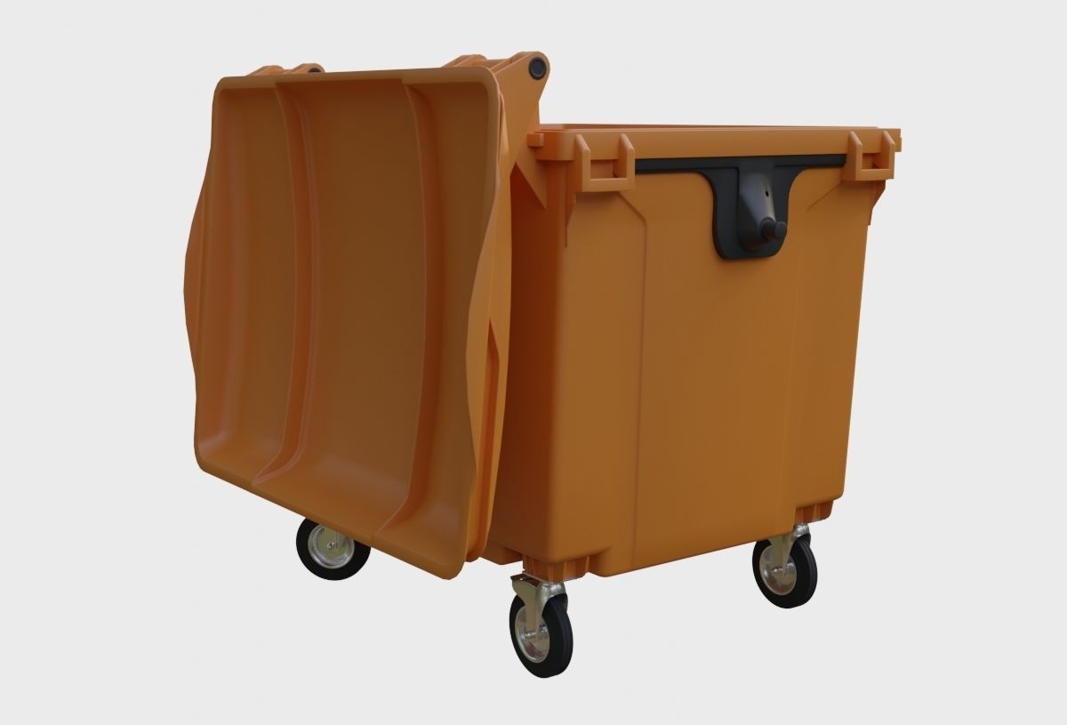 Plastic dumpster 3D model_11