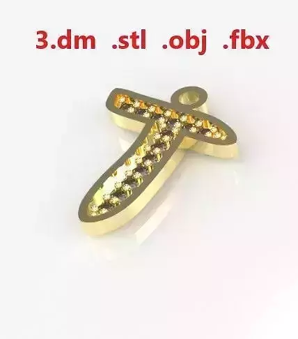 Model 34 Alphabets Necklace The Letter T Necklace Ninja Style