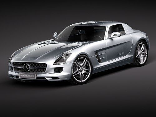 mercedes sls amg 3d moadel 3D model_5