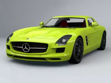 mercedes sls amg 3d moadel 3D model_0