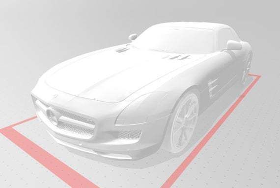 mercedes sls amg 3d moadel 3D model_3