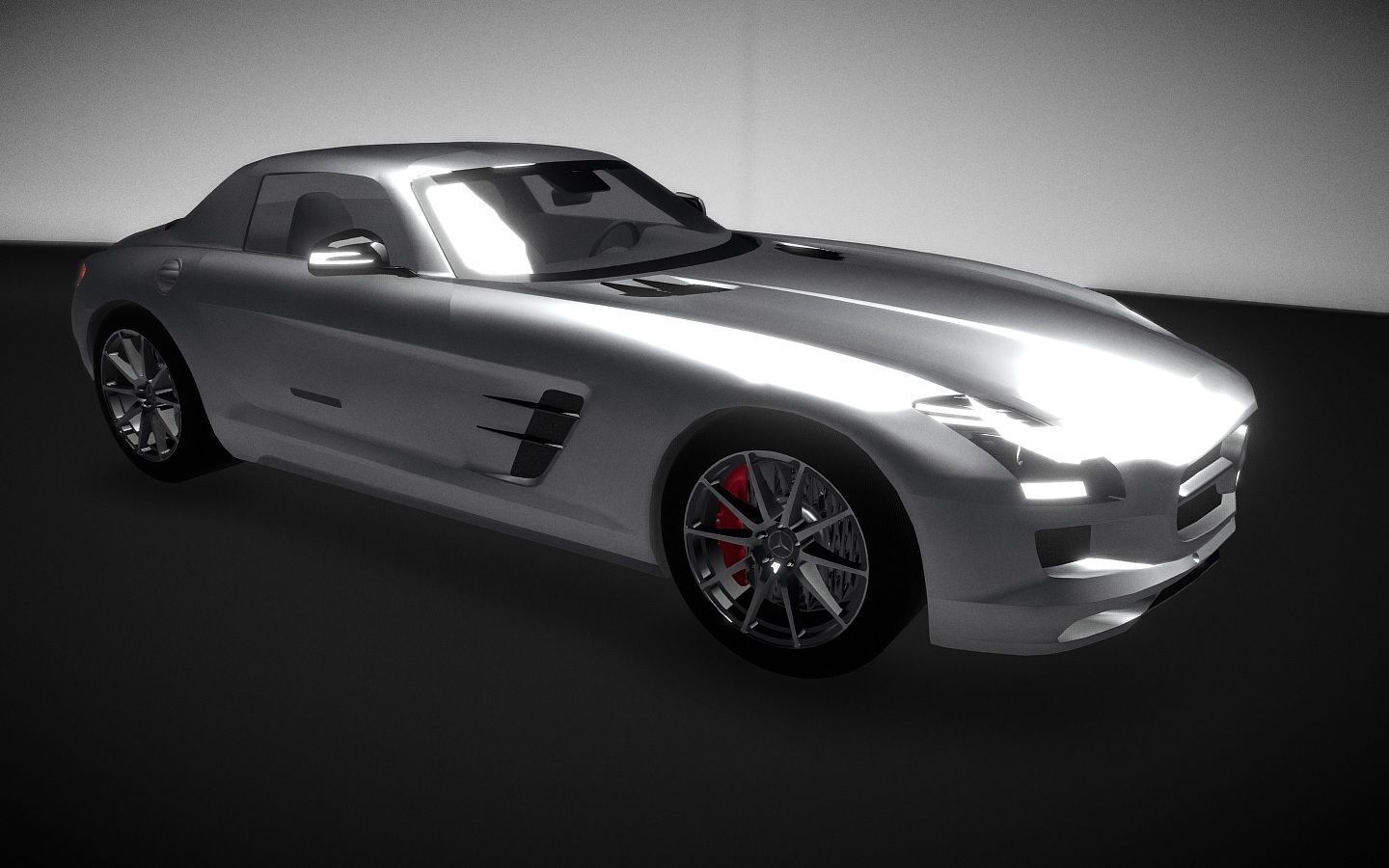 mercedes sls amg 3d moadel 3D model_4