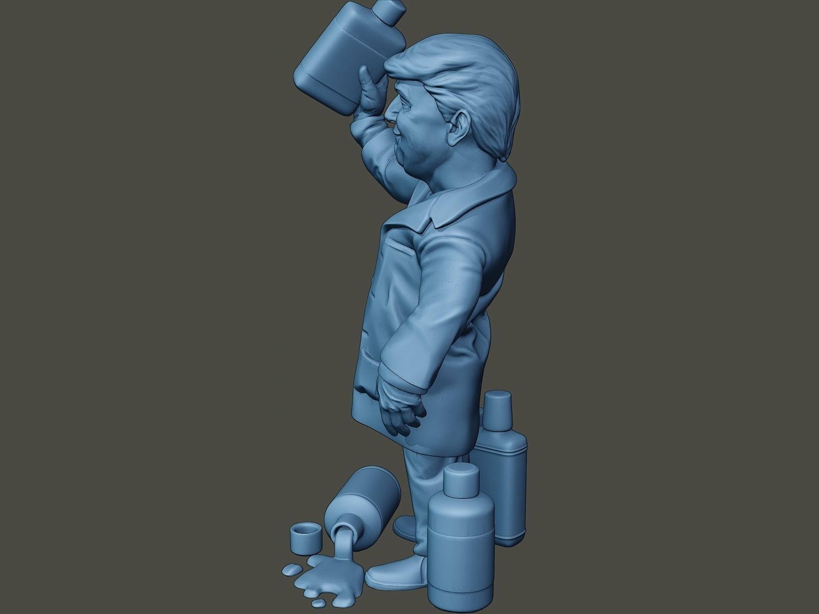 Donald Trump Disinfectant 3D print model_25