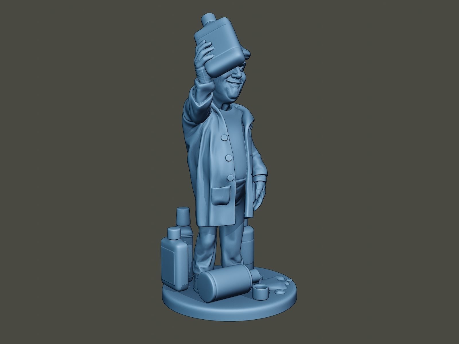 Donald Trump Disinfectant 3D print model_9