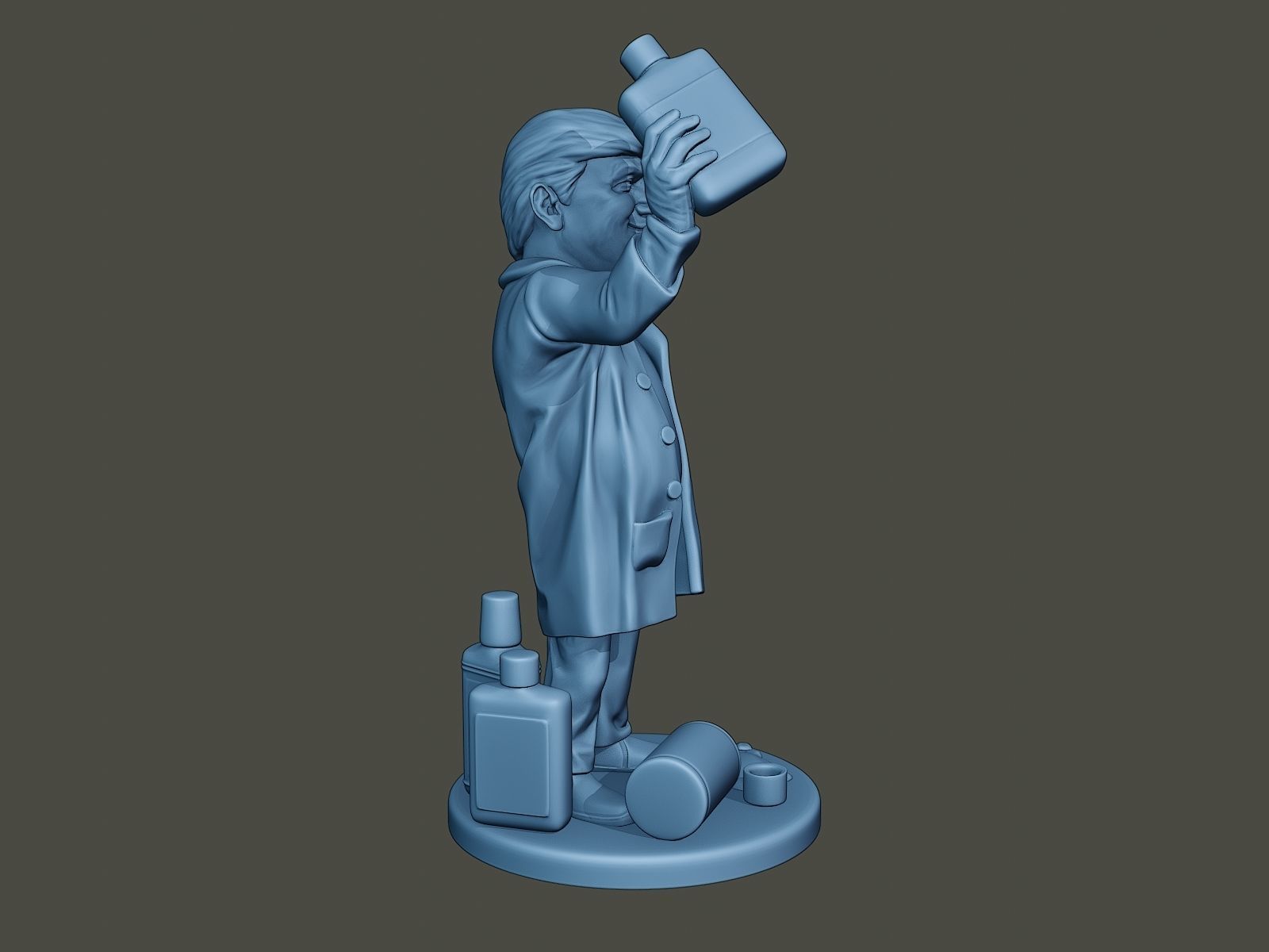 Donald Trump Disinfectant 3D print model_8