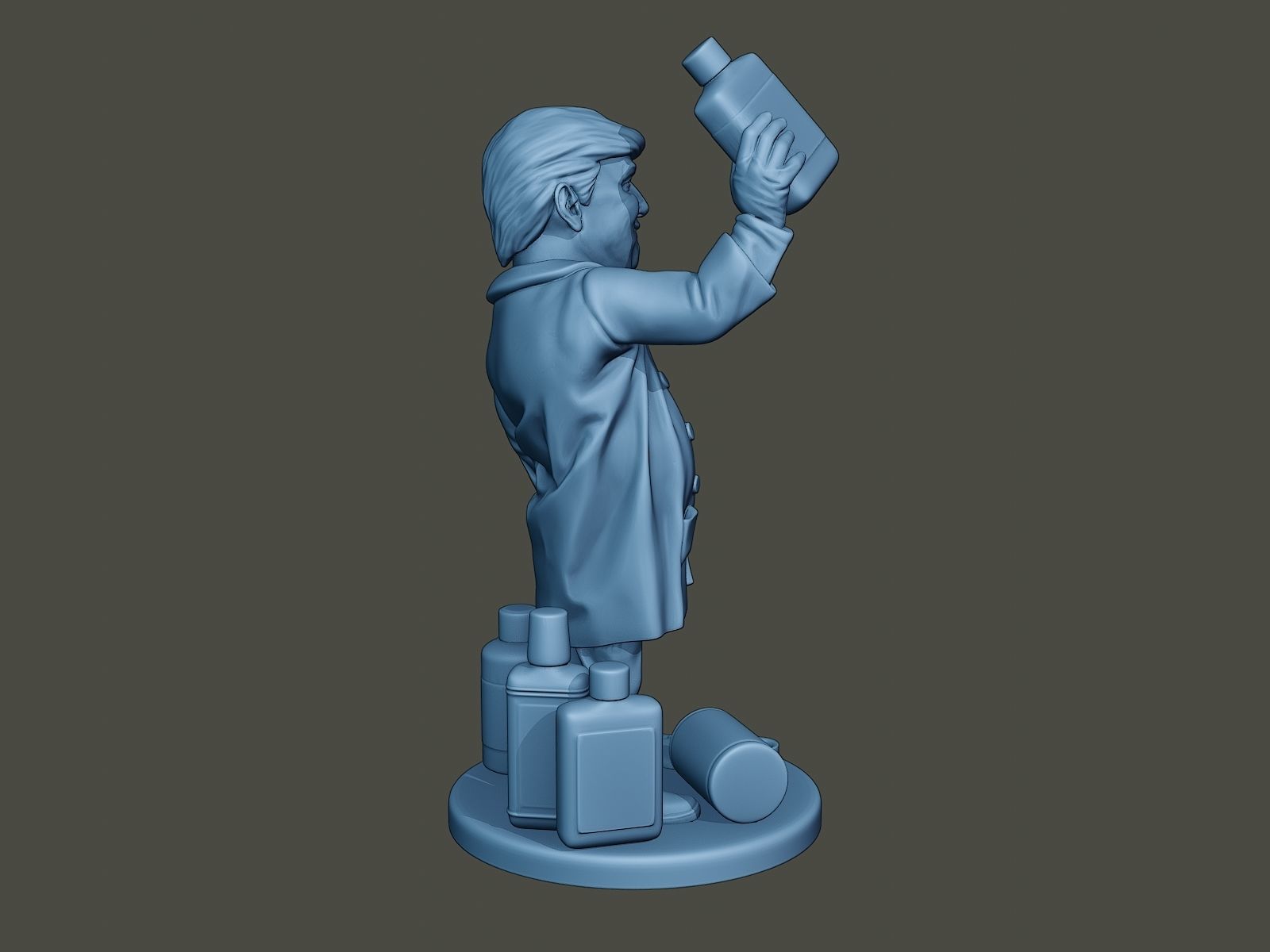 Donald Trump Disinfectant 3D print model_7