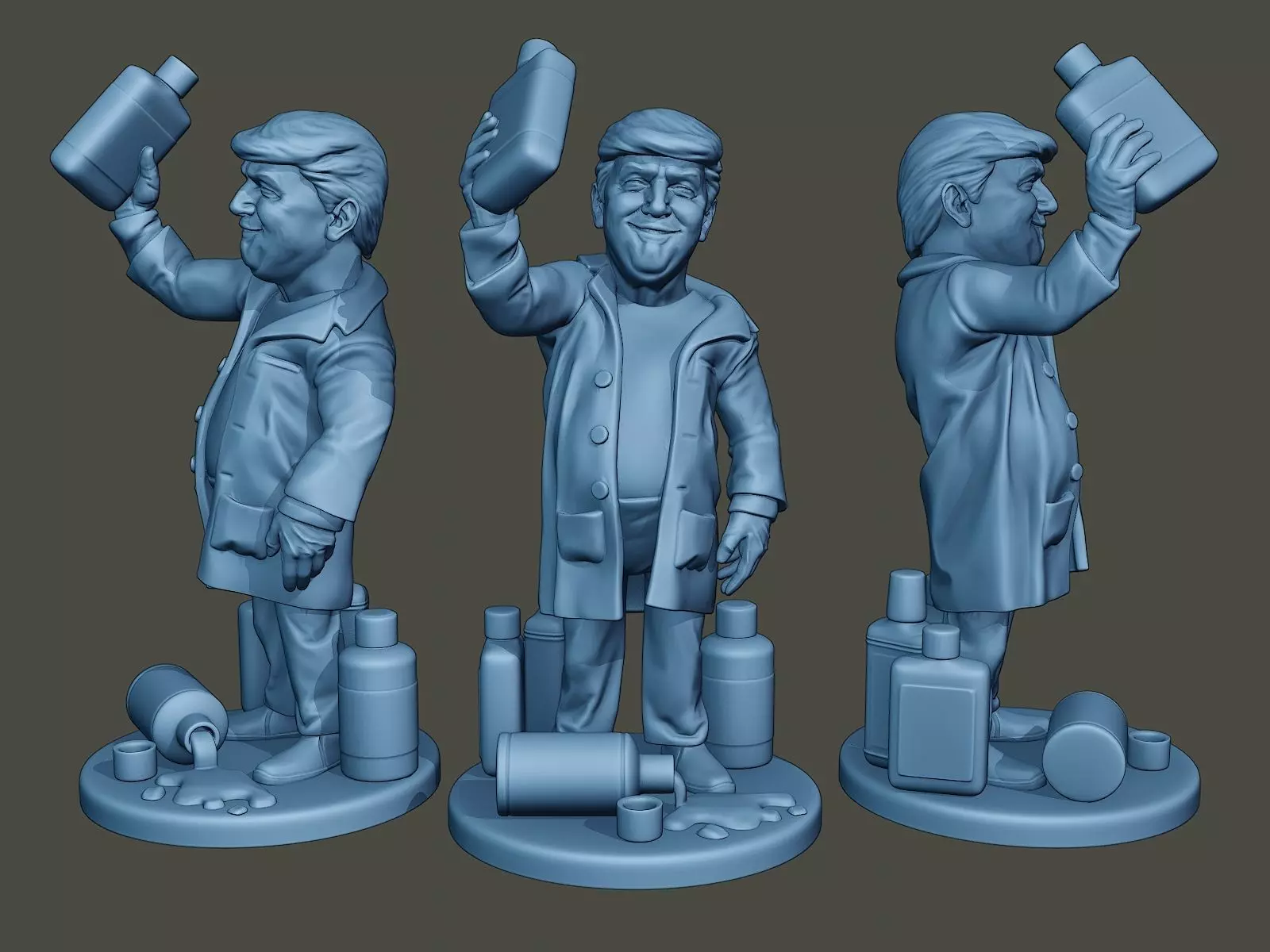 Donald Trump Disinfectant 3D print model_0