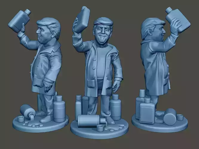 Donald Trump Disinfectant 3D print model