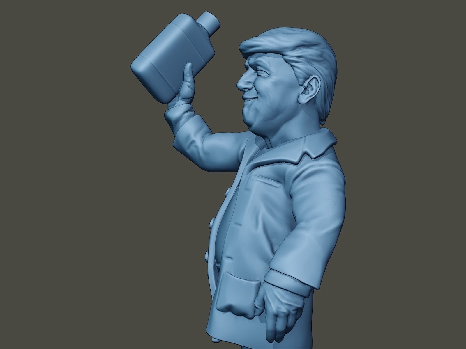 Donald Trump Disinfectant 3D print model_16