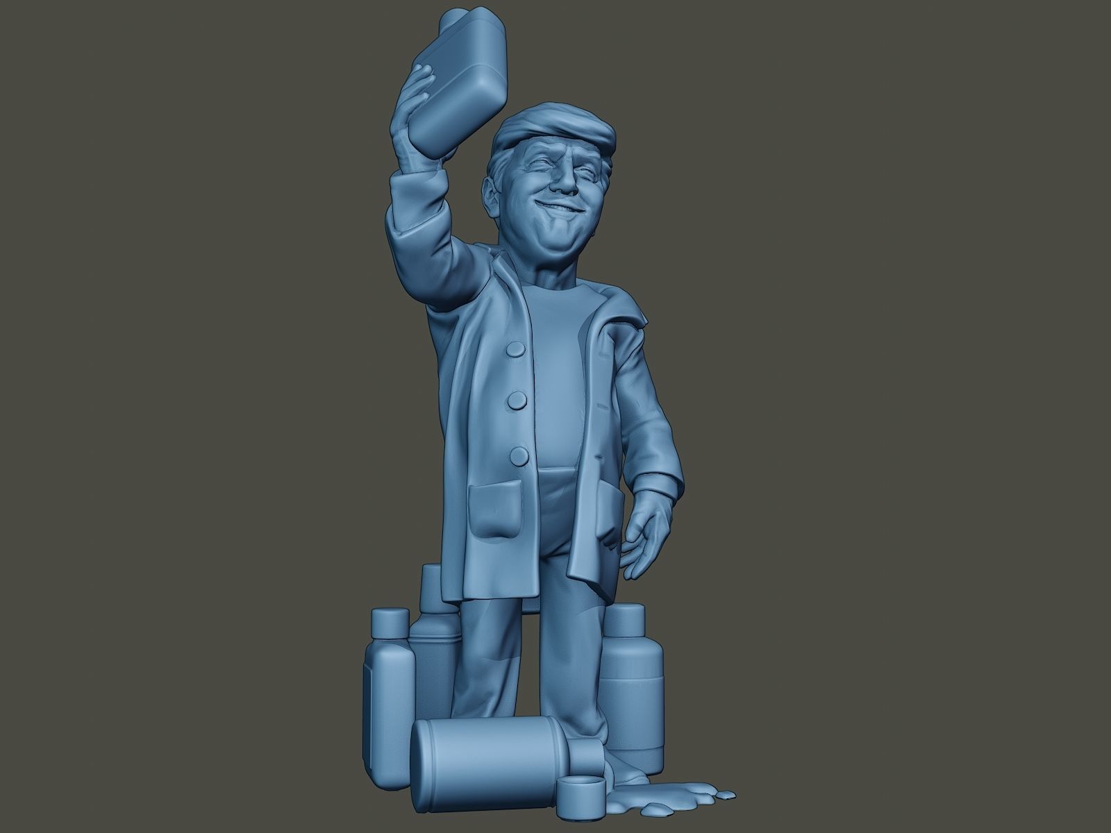 Donald Trump Disinfectant 3D print model_27