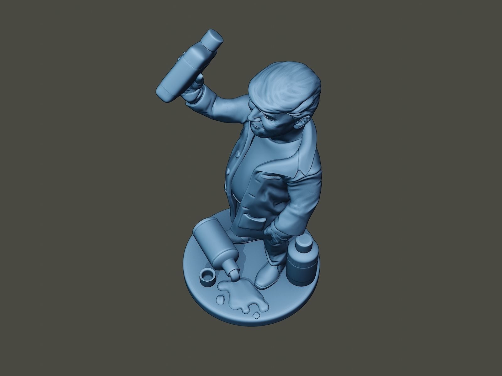 Donald Trump Disinfectant 3D print model_14