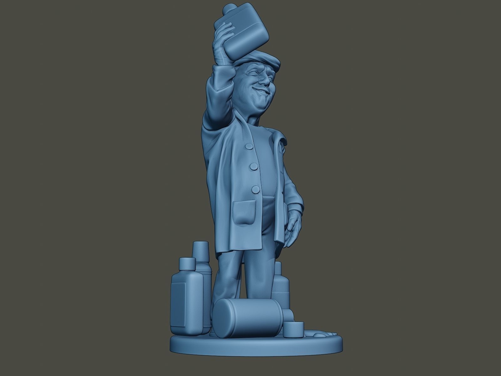 Donald Trump Disinfectant 3D print model_12