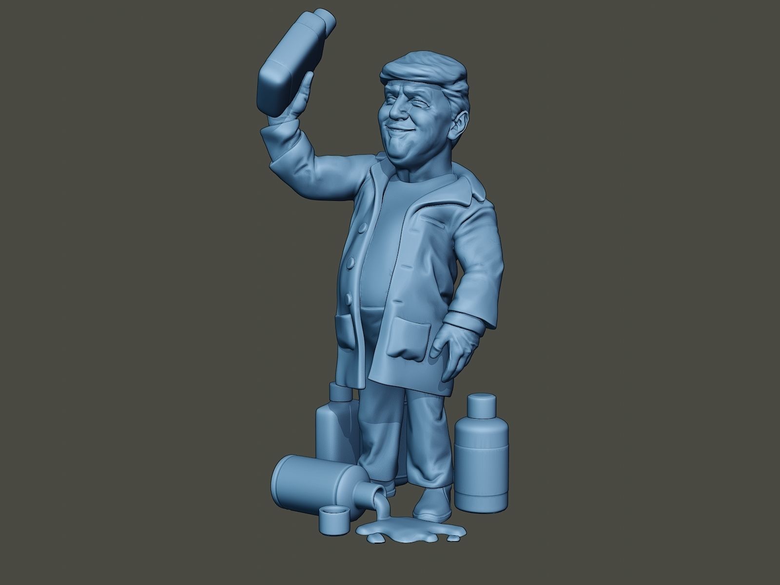 Donald Trump Disinfectant 3D print model_26