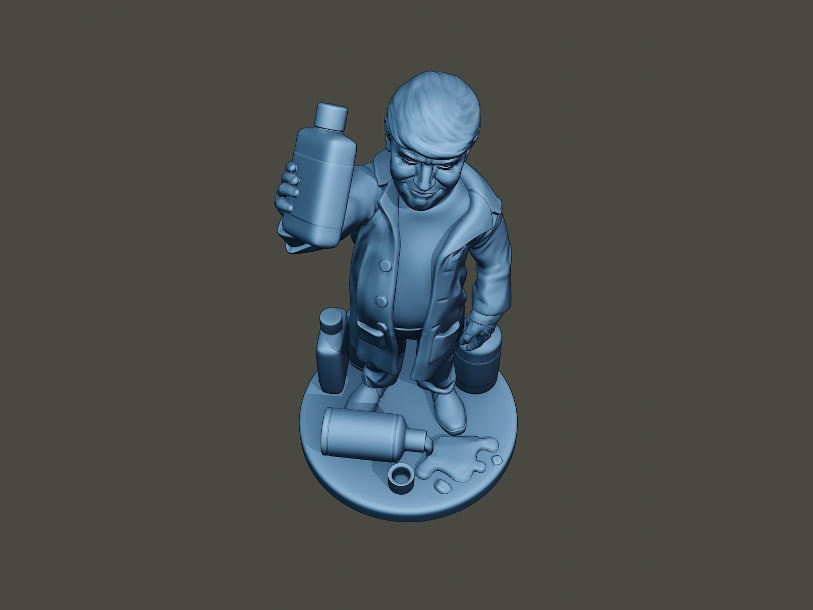 Donald Trump Disinfectant 3D print model_13