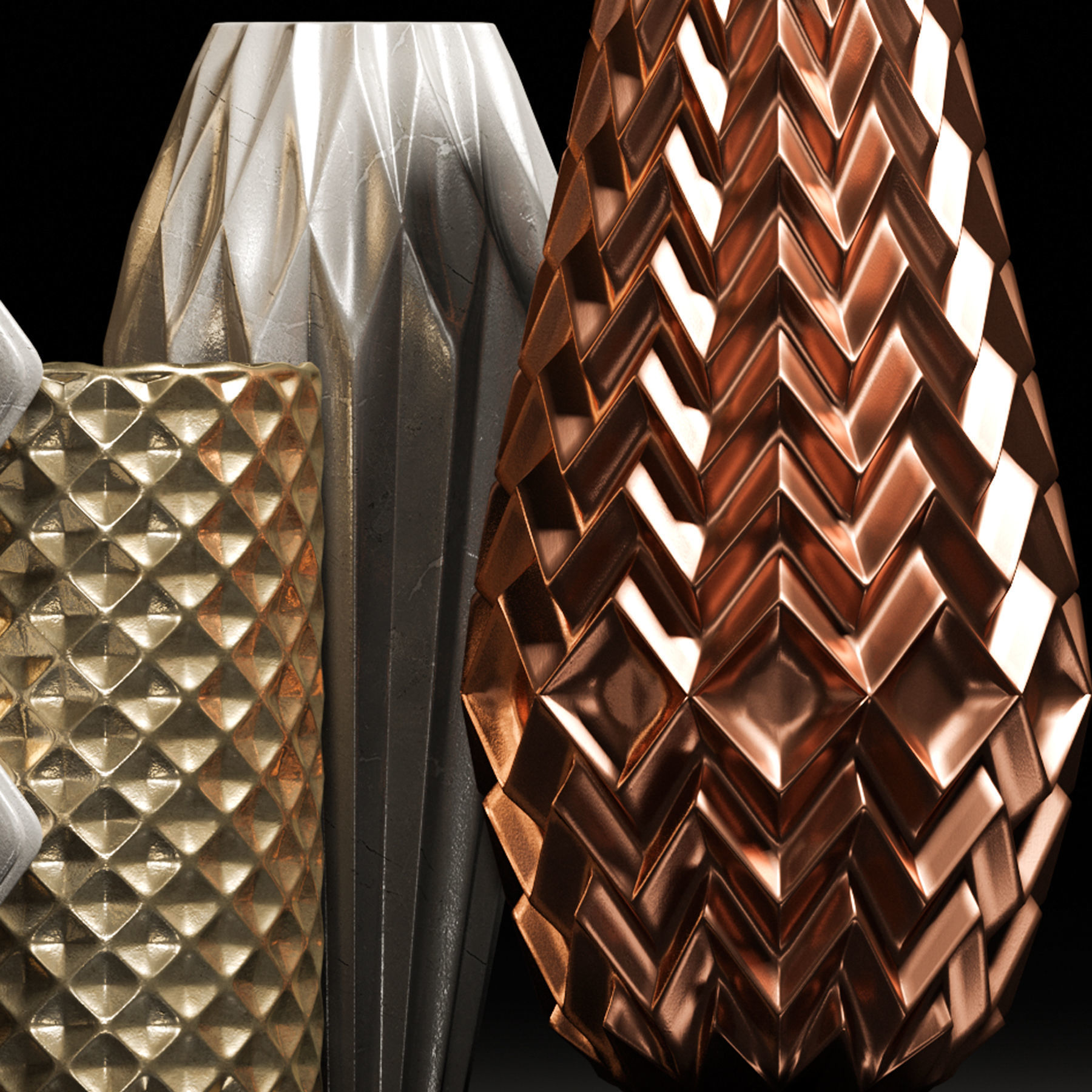  decorative vase 3D model_1