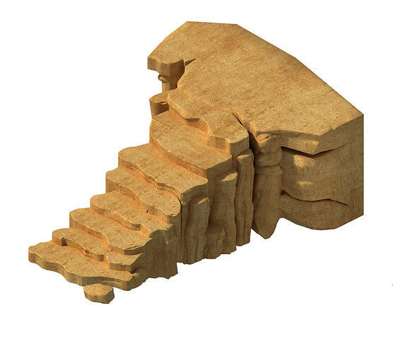 Death Desert - Stairway 02 3D model