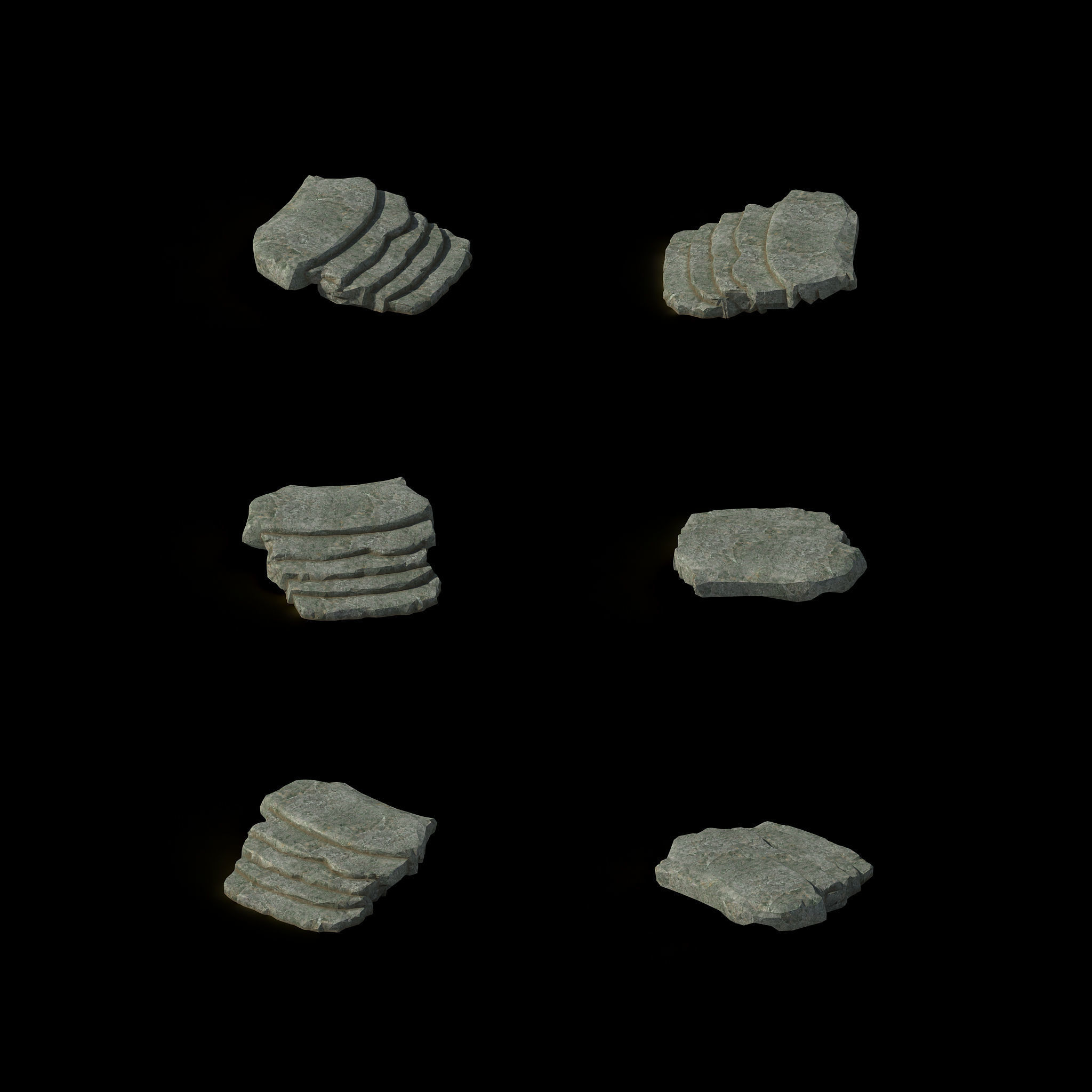 Lake Taihu - lion ladder 3D model_1