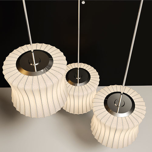 ceiling light  set 3D model