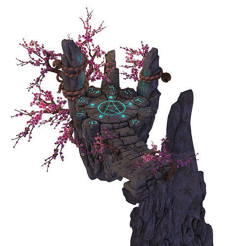 Peach Blossom Island - Seal 3D model