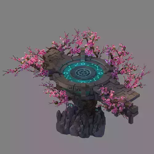 Peach Blossom Island - Nebula Mirror