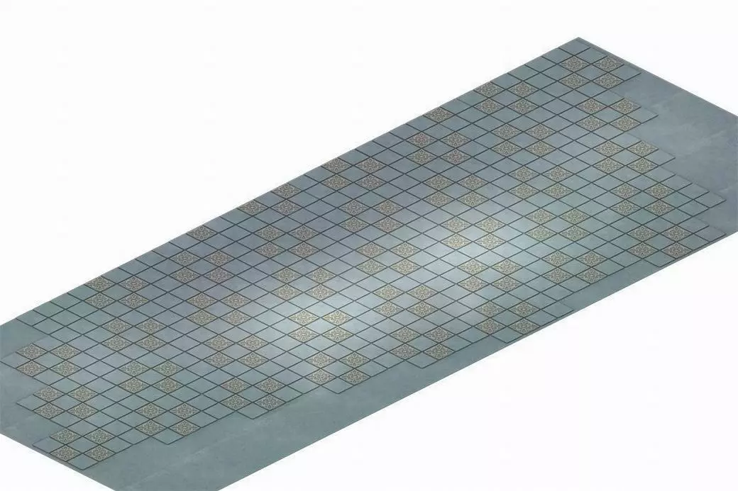 Library - entrance hall floor 01 3D model_0