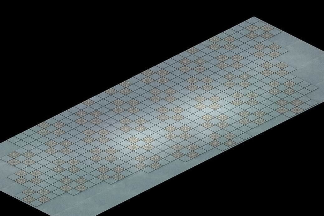 Library - entrance hall floor 01 3D model_1