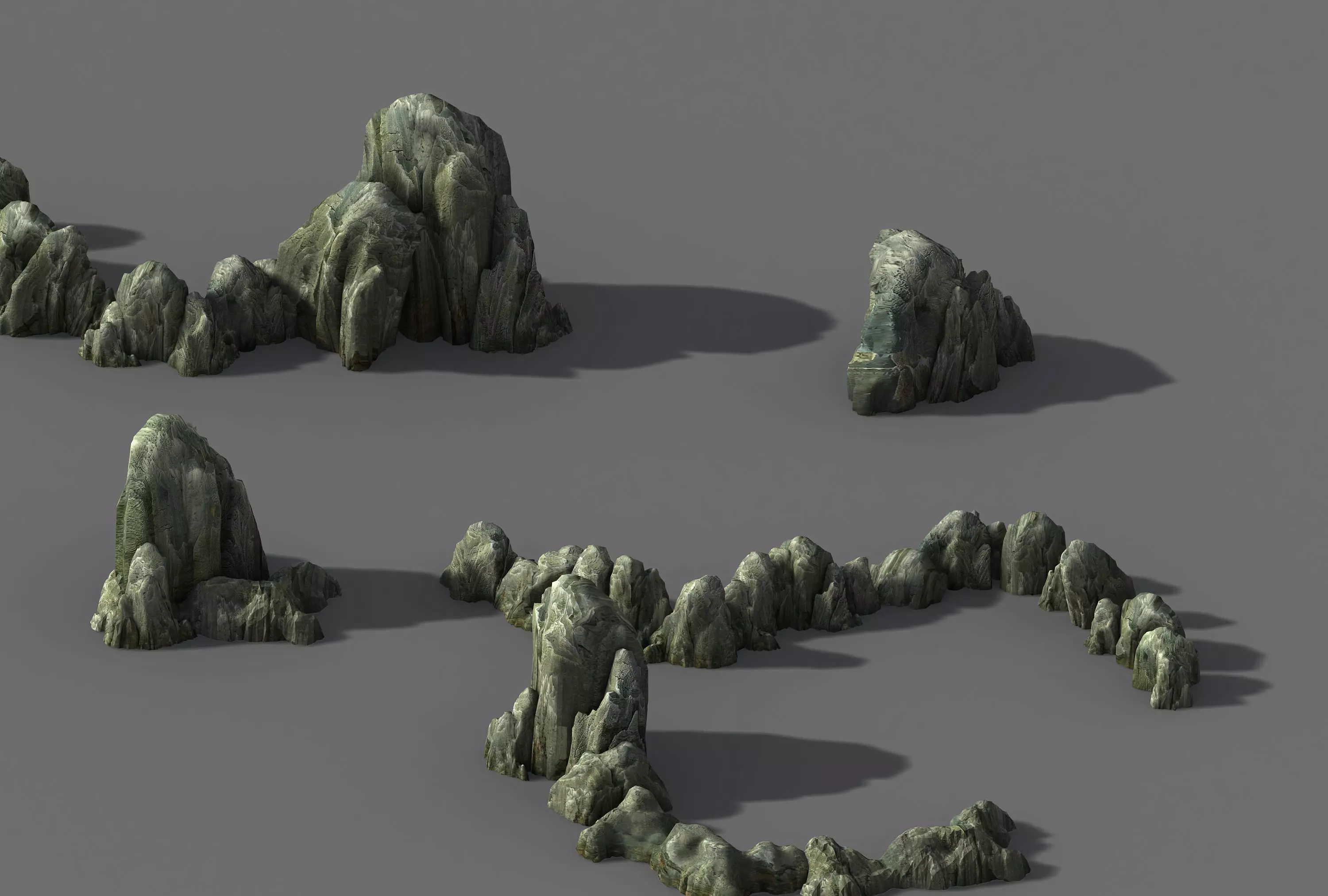 Journey to the West - Putuo Stone 01 3D model_0