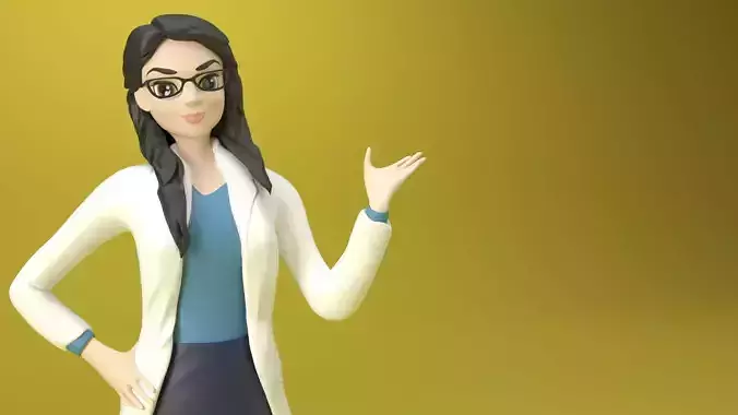 optometrist doctor 3D print model
