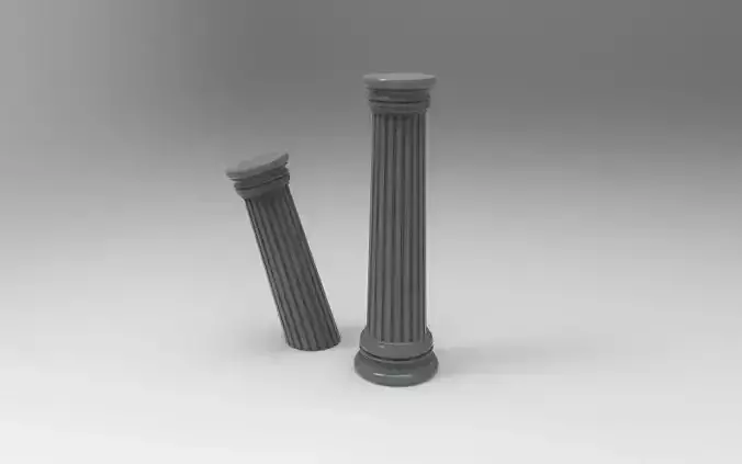 Greek pillar 3D print model