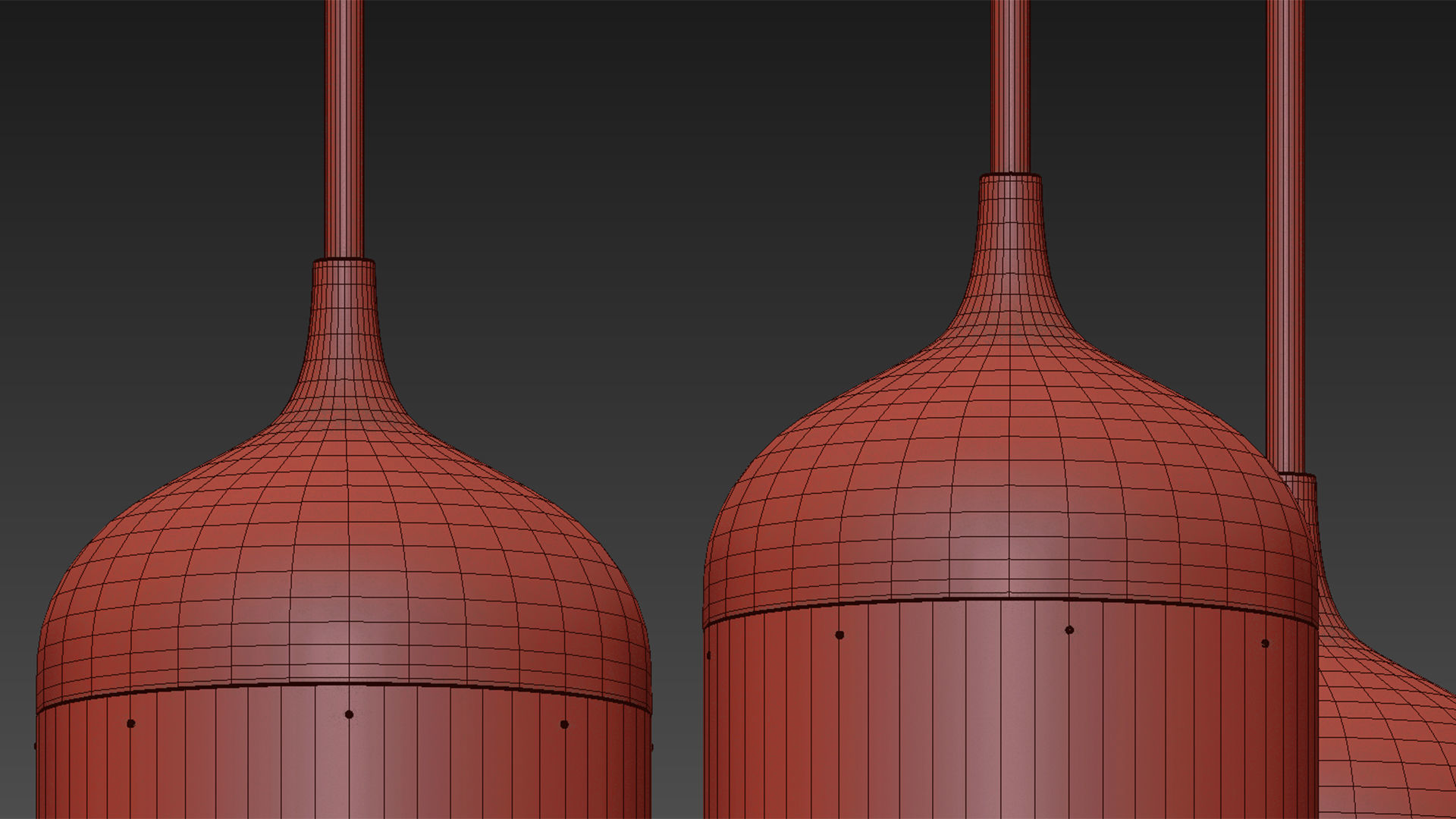 Copper Pendant Lamp by Steven Banken 3D model_4