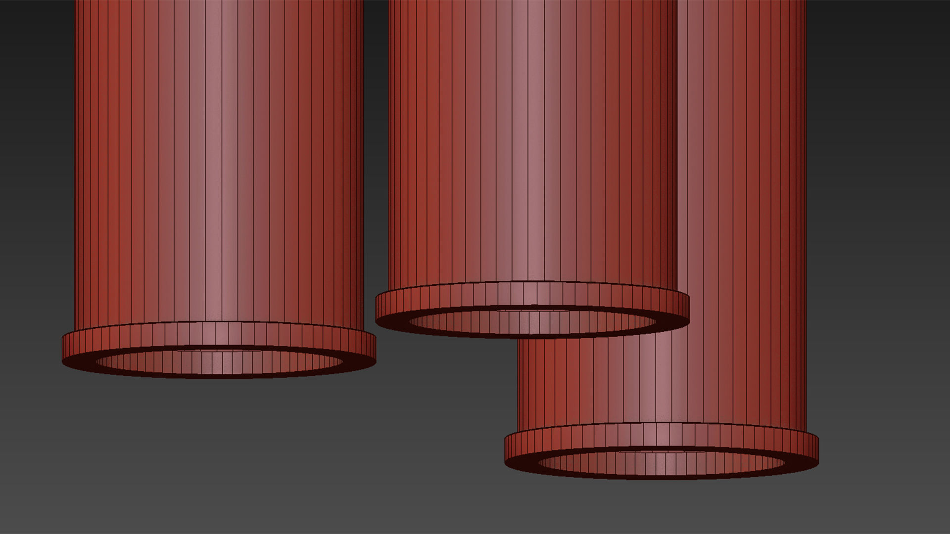 Copper Pendant Lamp by Steven Banken 3D model_5