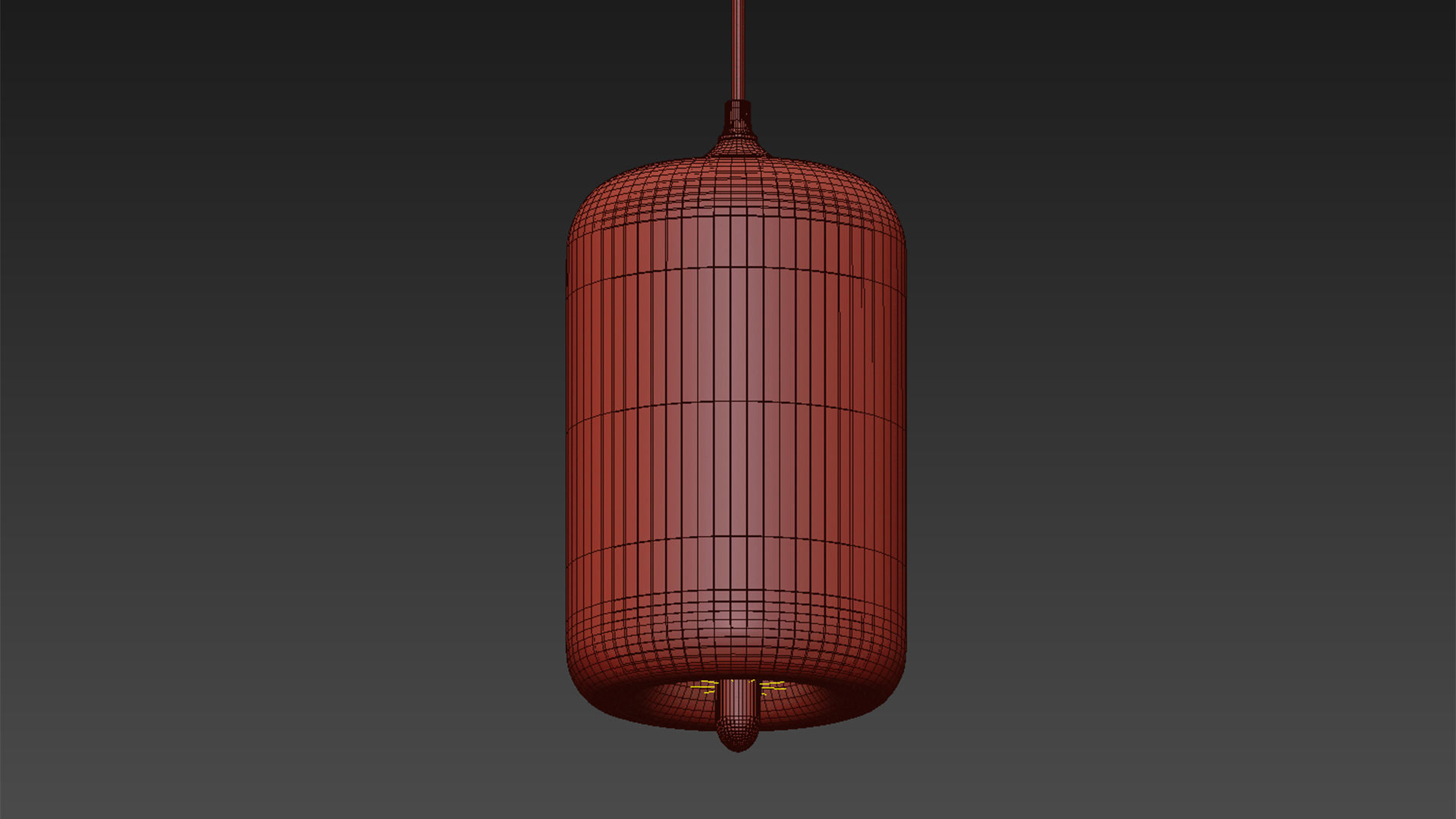 Pod Pendant Lamp Designed by Jeremy Pyles for Niche 5 Colors 3D model_9