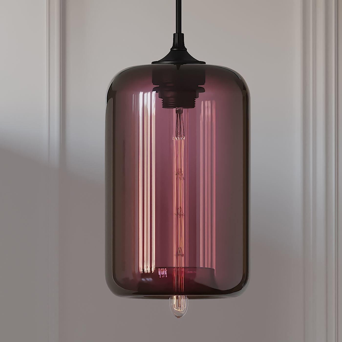 Pod Pendant Lamp Designed by Jeremy Pyles for Niche 5 Colors 3D model_1