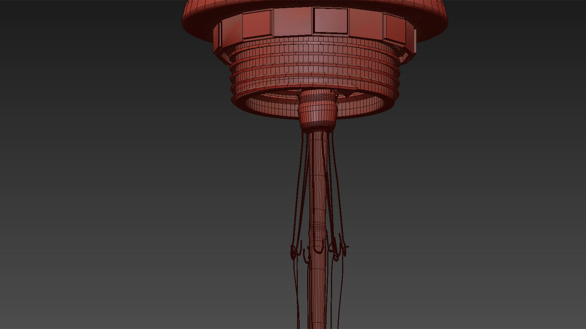 Pod Pendant Lamp Designed by Jeremy Pyles for Niche 5 Colors 3D model_6