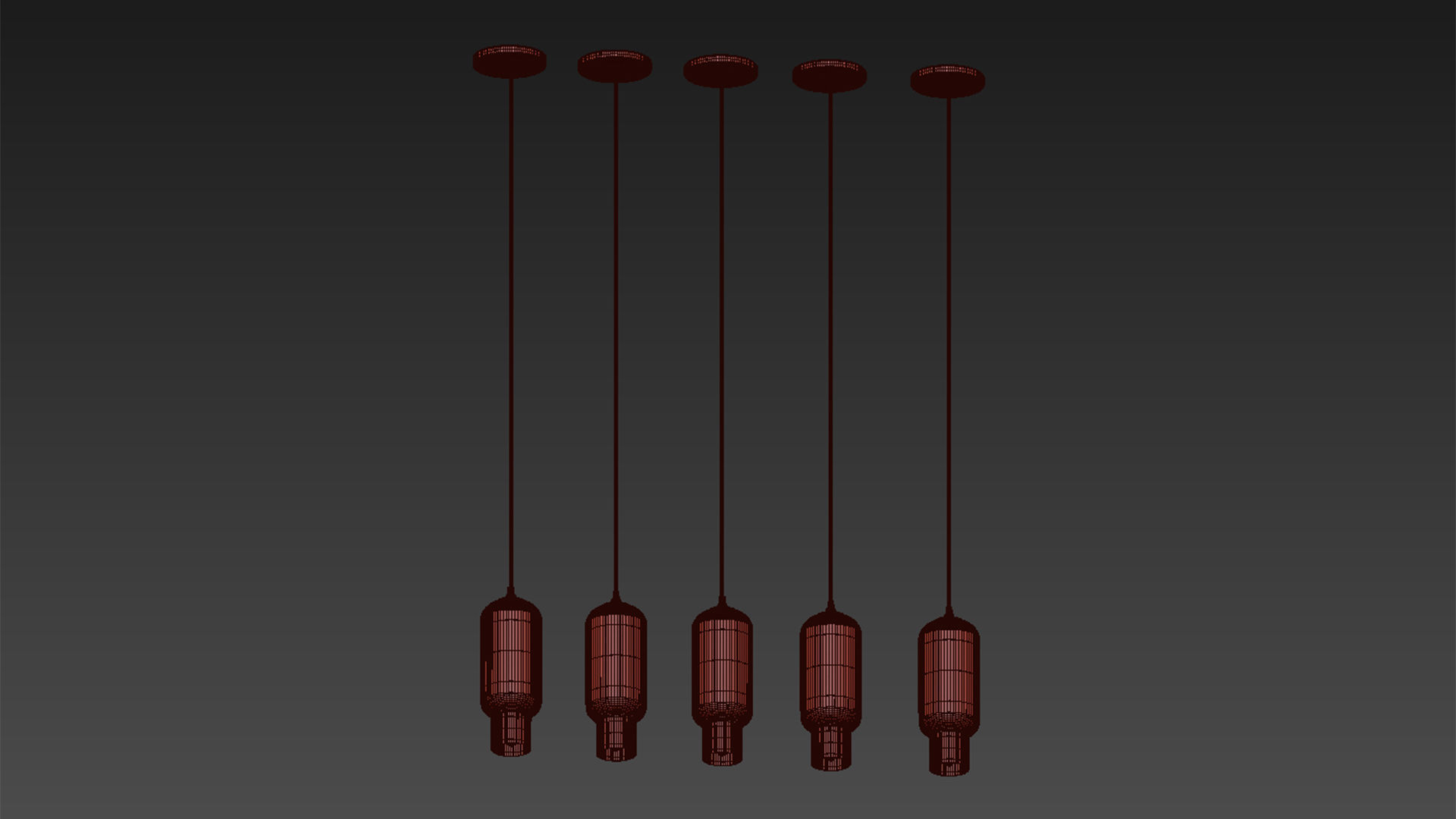 Pharos Pendant lamps By Jeremy Pyles for Niche 3D model_11