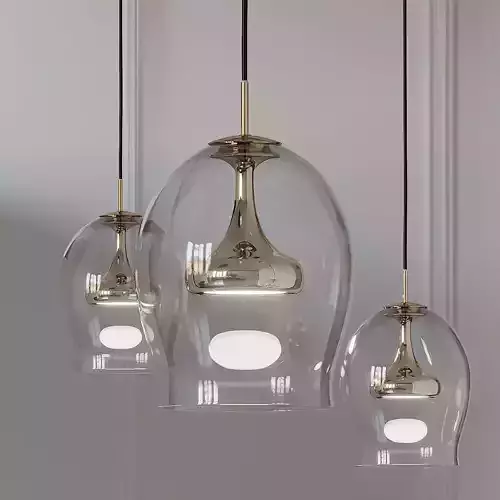 Moai 1-light Single Bell Pendant Lamp