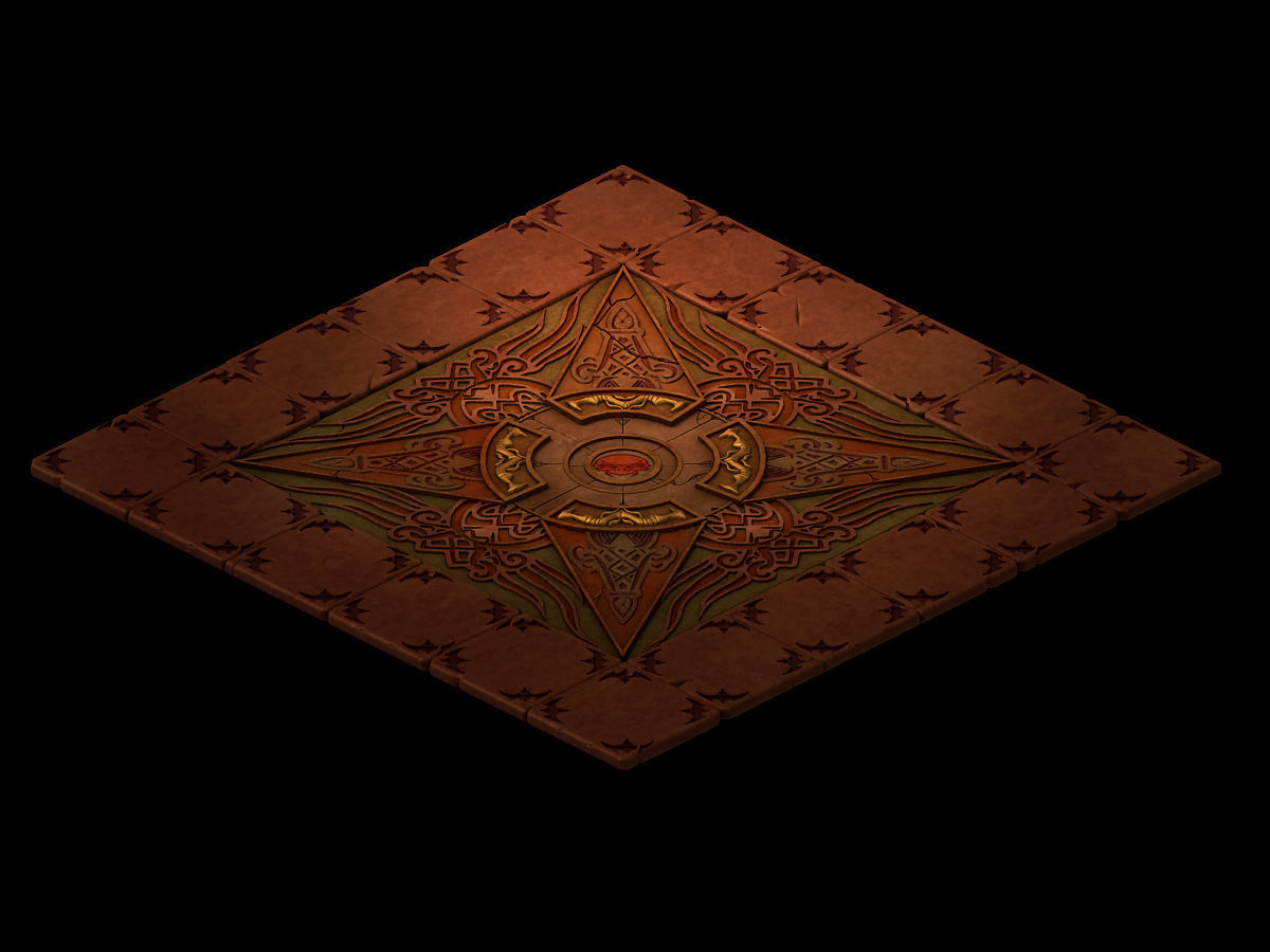 Evil Creature - Arena Tile 04 3D model_1