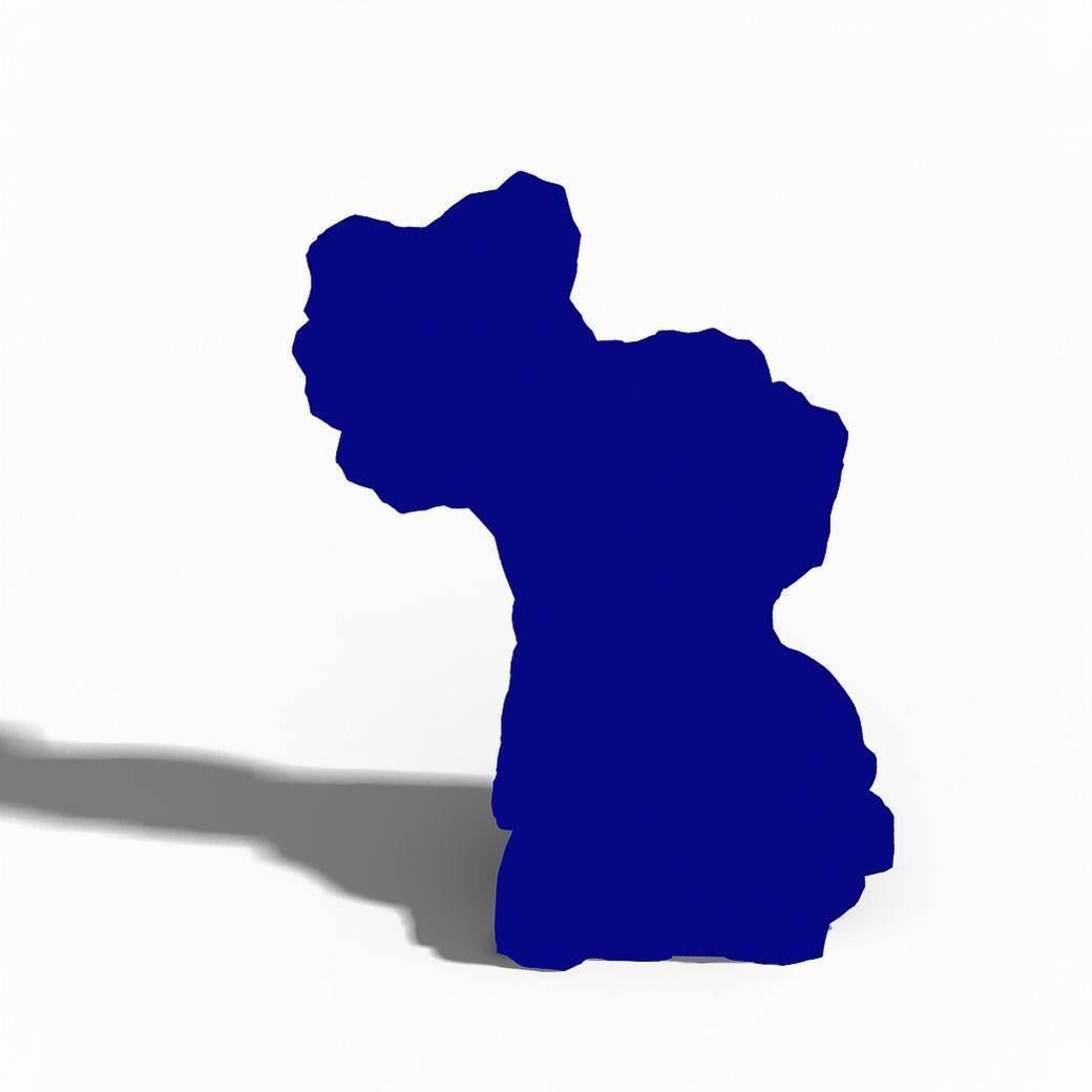 Realistic mountain shape - stone 01 3D model_3