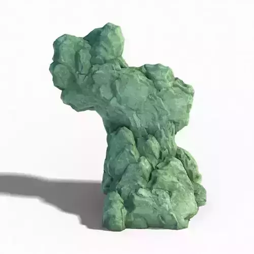 Realistic mountain shape - stone 01