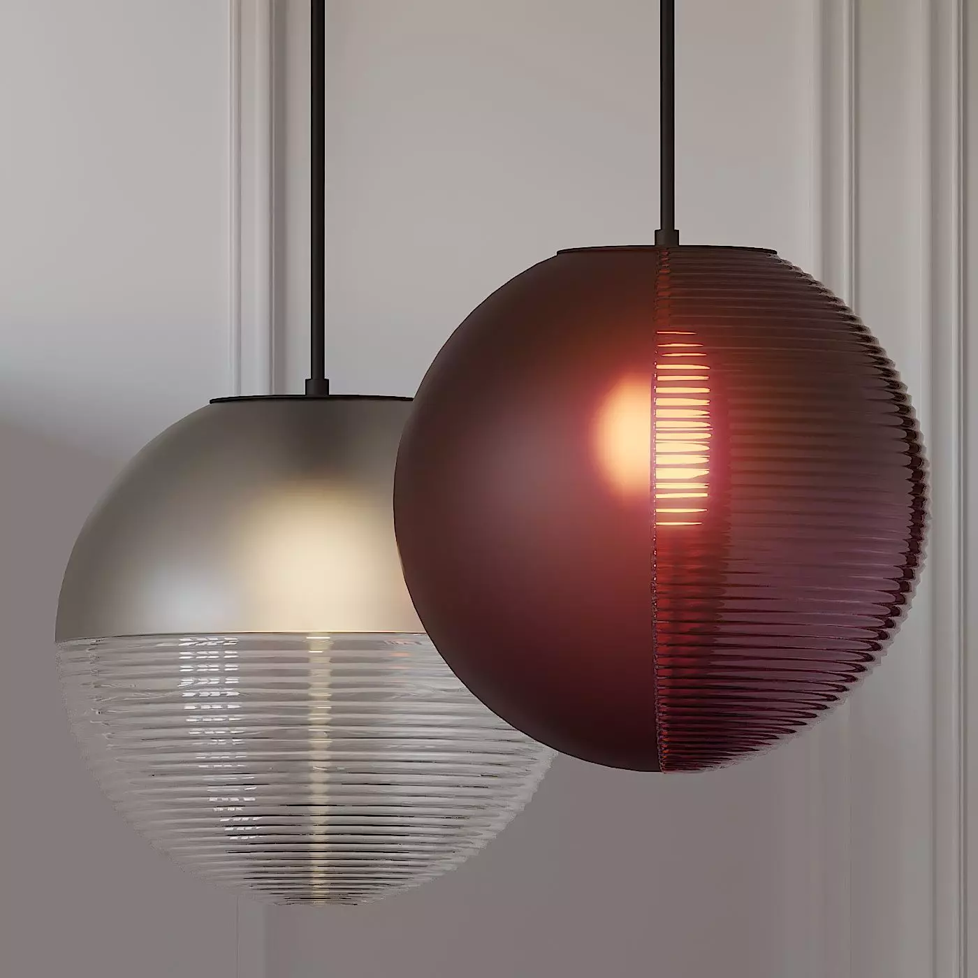 Stellar Pendant Lamp Series by Sebastian Herkner 3D model_0