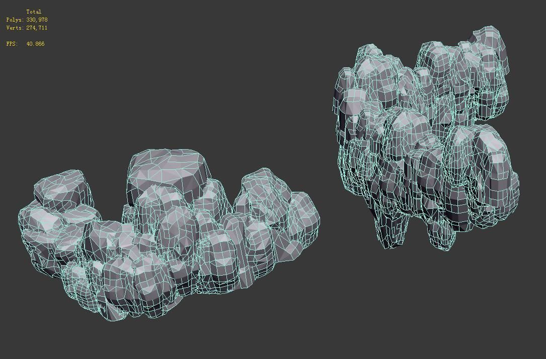 Rock 044 3D model_3