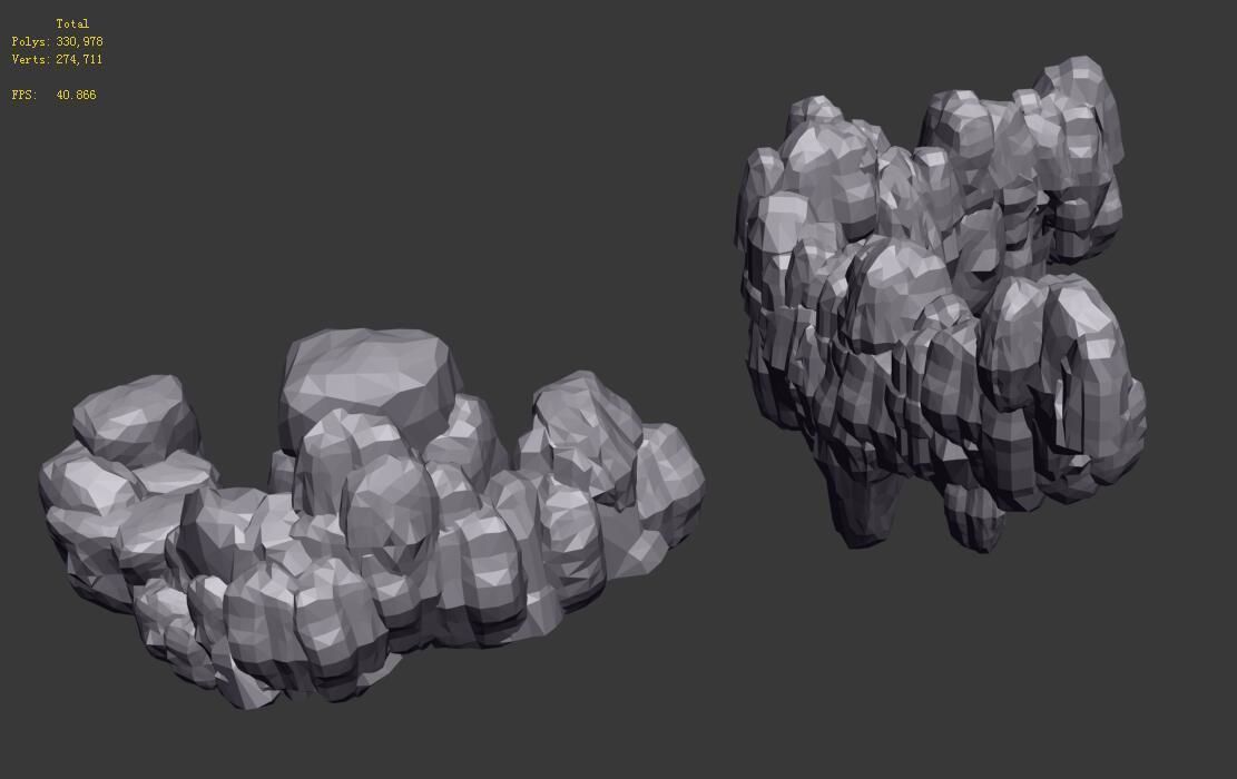 Rock 044 3D model_2