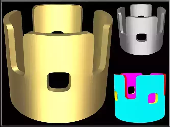 Simple Hollow Crown Square