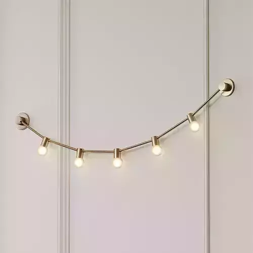 Garland of July 14th XS Gold Wall Sconce by CVL Luminaires 3D model