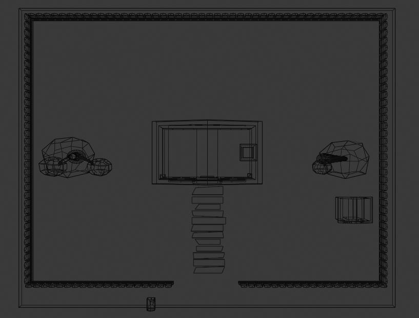 Isometric Home Low-poly 3D model_8